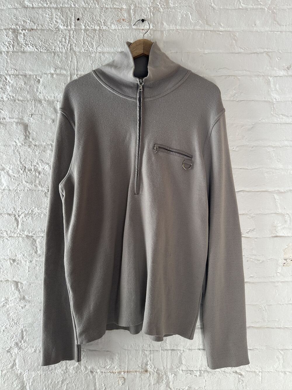 Prada Sport Wool Quarter Zip